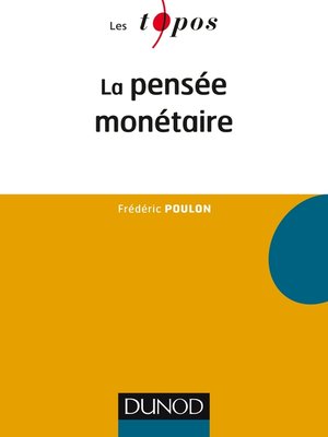 cover image of La pensée monétaire